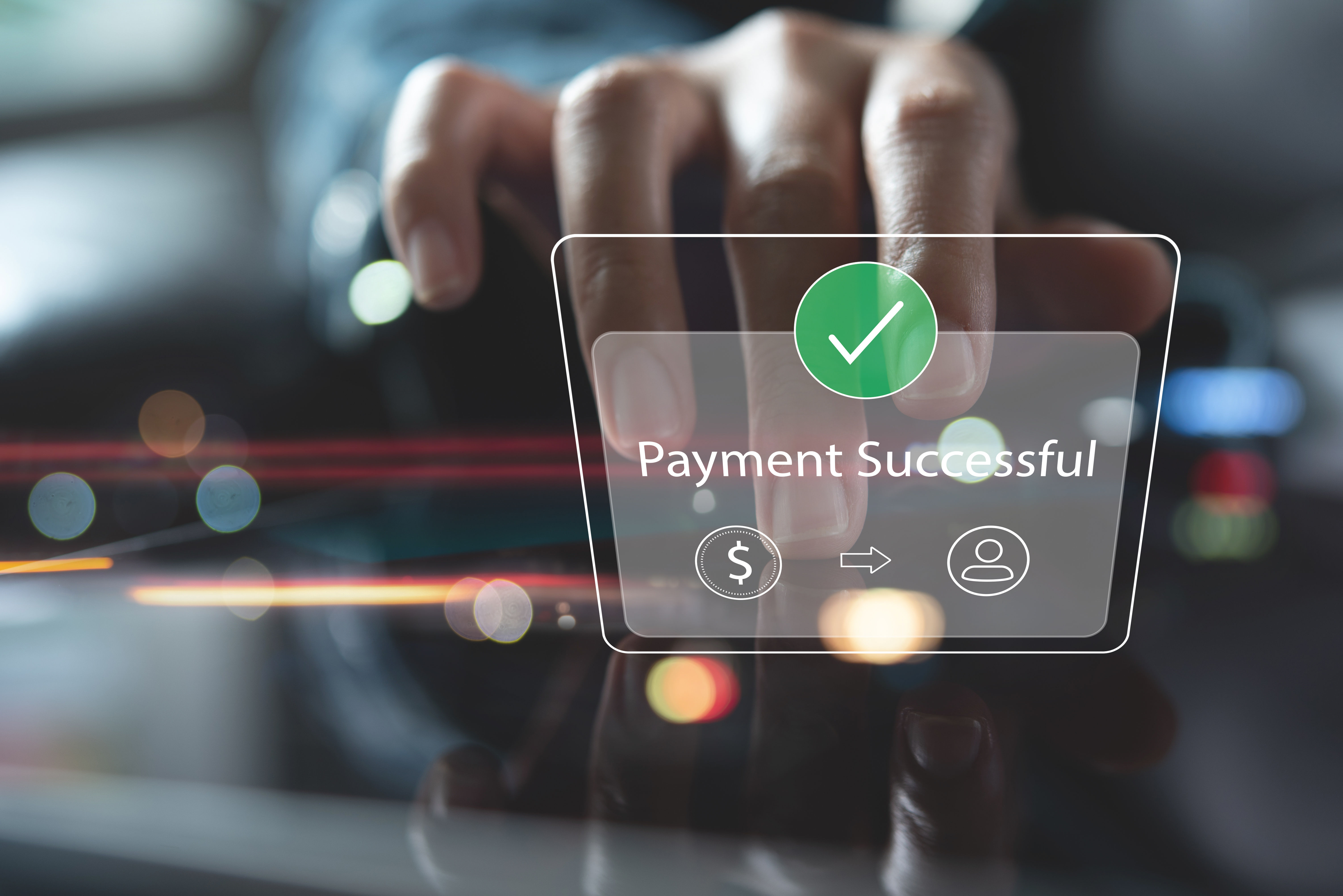 Payment success confirmation